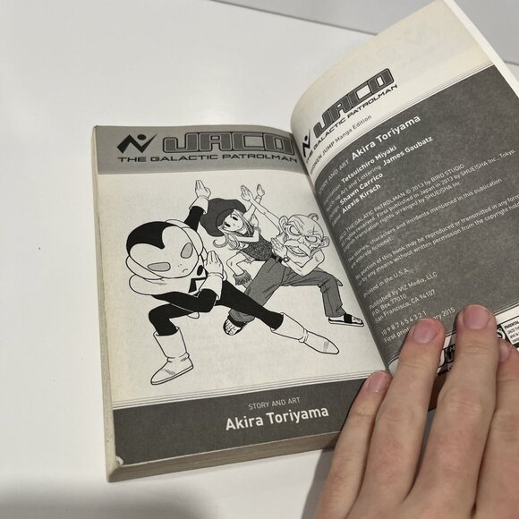 Jaco the Galactic Patrolman by Akira Toriyama OOP Rare Viz Media Manga Ex-Lib - Picture 8 of 9